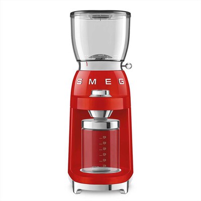 SMEG - Macinacaff&egrave; 50's Style &ndash; CGF01RDEU-Rosso