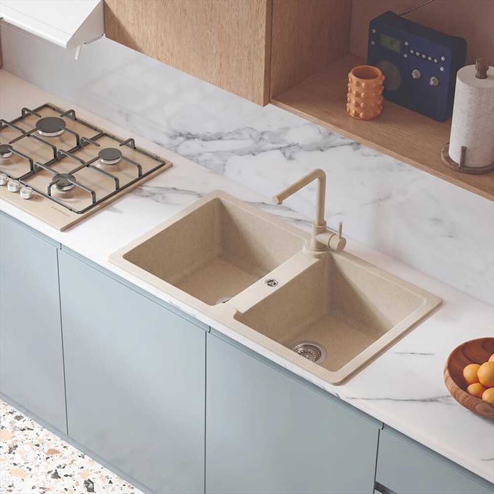 Immagine del prodotto GLEM GAS - Lavello 2 vasche GLU862SA-Avena