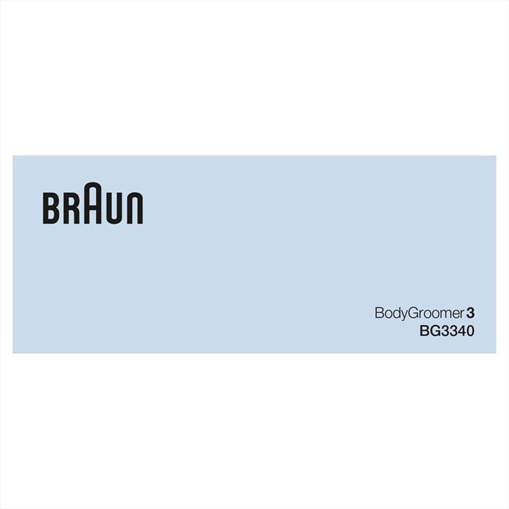 Immagine del prodotto BRAUN - RIFINITORE BODY BG3340-Nero/Grigio