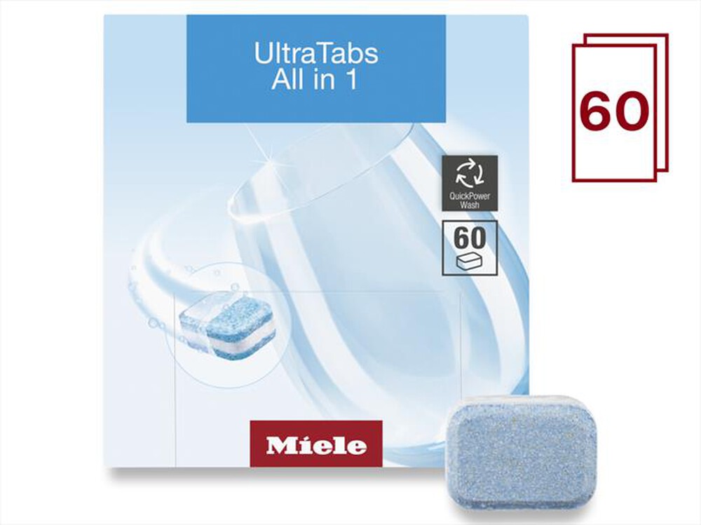 Immagine del prodotto MIELE - ULTRATABS ALL IN ONE 60 PZ. per lavastoviglie
