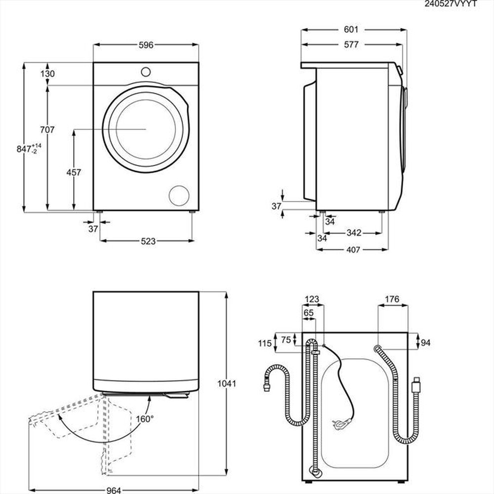 Immagine del prodotto AEG - Lavatrice LR6FG84 8 Kg Classe A-Bianco