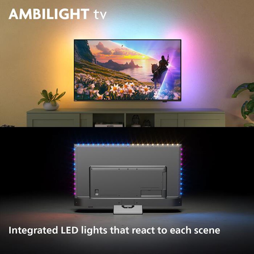 Immagine del prodotto PHILIPS - Smart TV QLED 4K 43" Ambilight 43PUS8600/12-Black