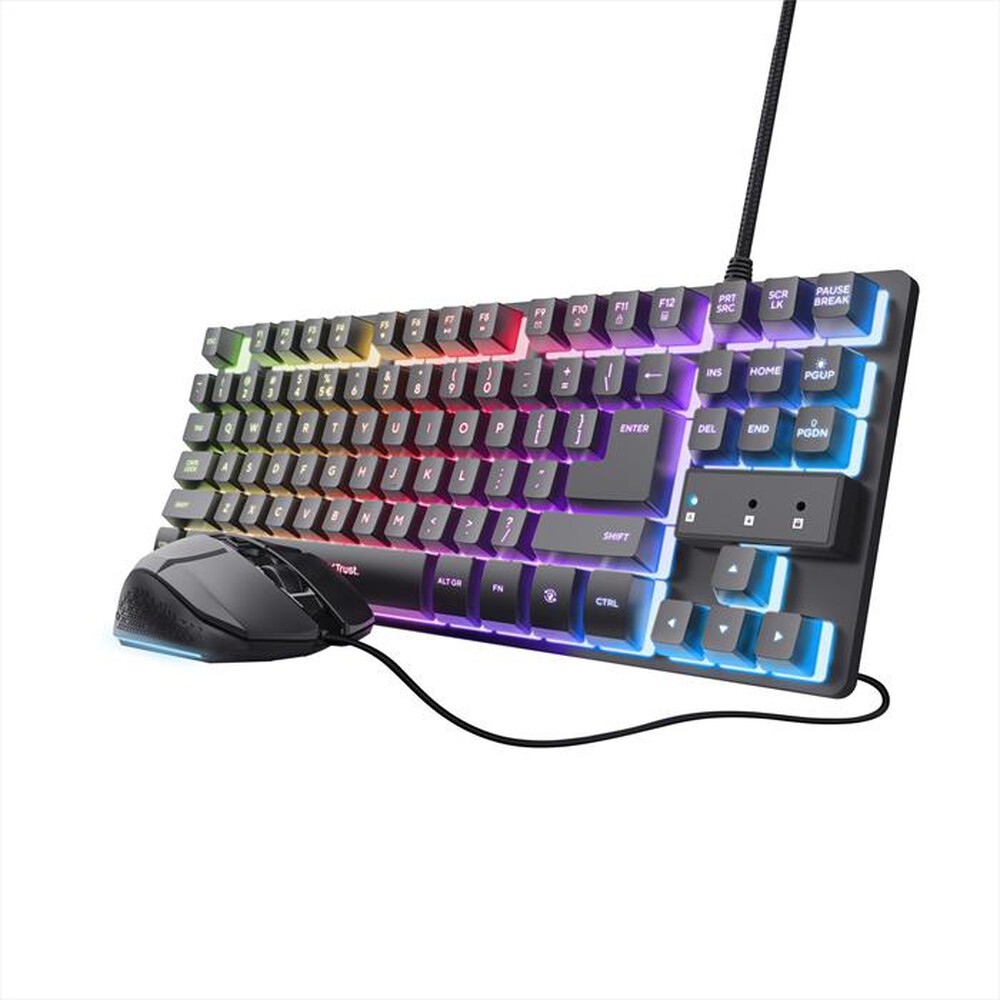 Immagine del prodotto TRUST - Tastiera e mouse gaming GXT798 2-IN-1 SET-Black