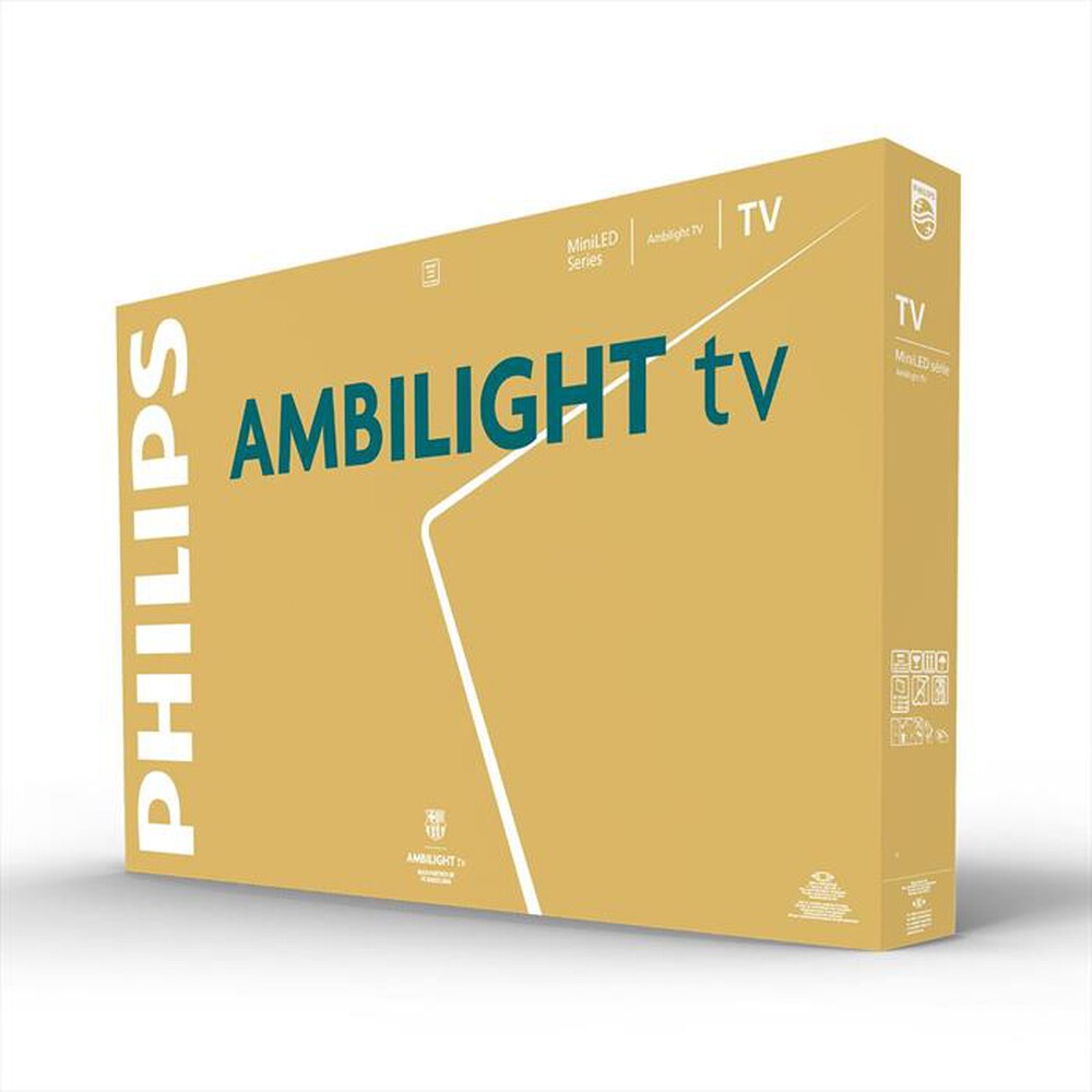 Immagine del prodotto PHILIPS - Smart TV Ambilight Mini LED 4K 55" 55MLED920-Black