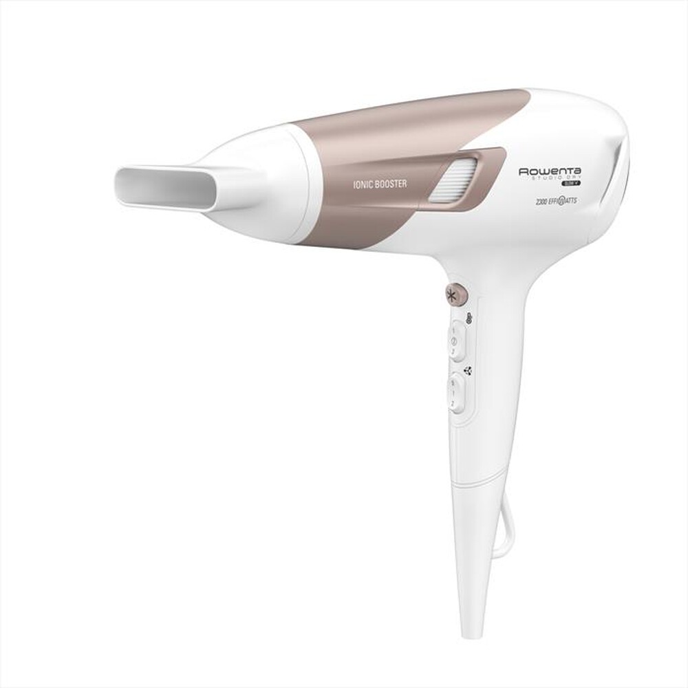 Immagine del prodotto ROWENTA - CV5830 Studio Dry Glow Asciugacapelli-White & Peau Cachemire Metal