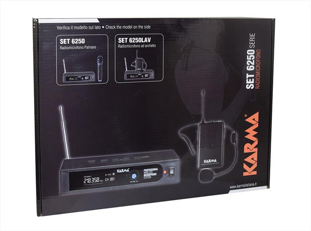 Immagine del prodotto KARMA - Radiomicrofono palmare VHF SET 6250-Nero