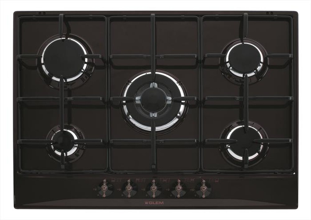 Immagine del prodotto GLEM GAS - Piano cottura a gas GT755AN 5 fuochi 68,5cm-Antracite