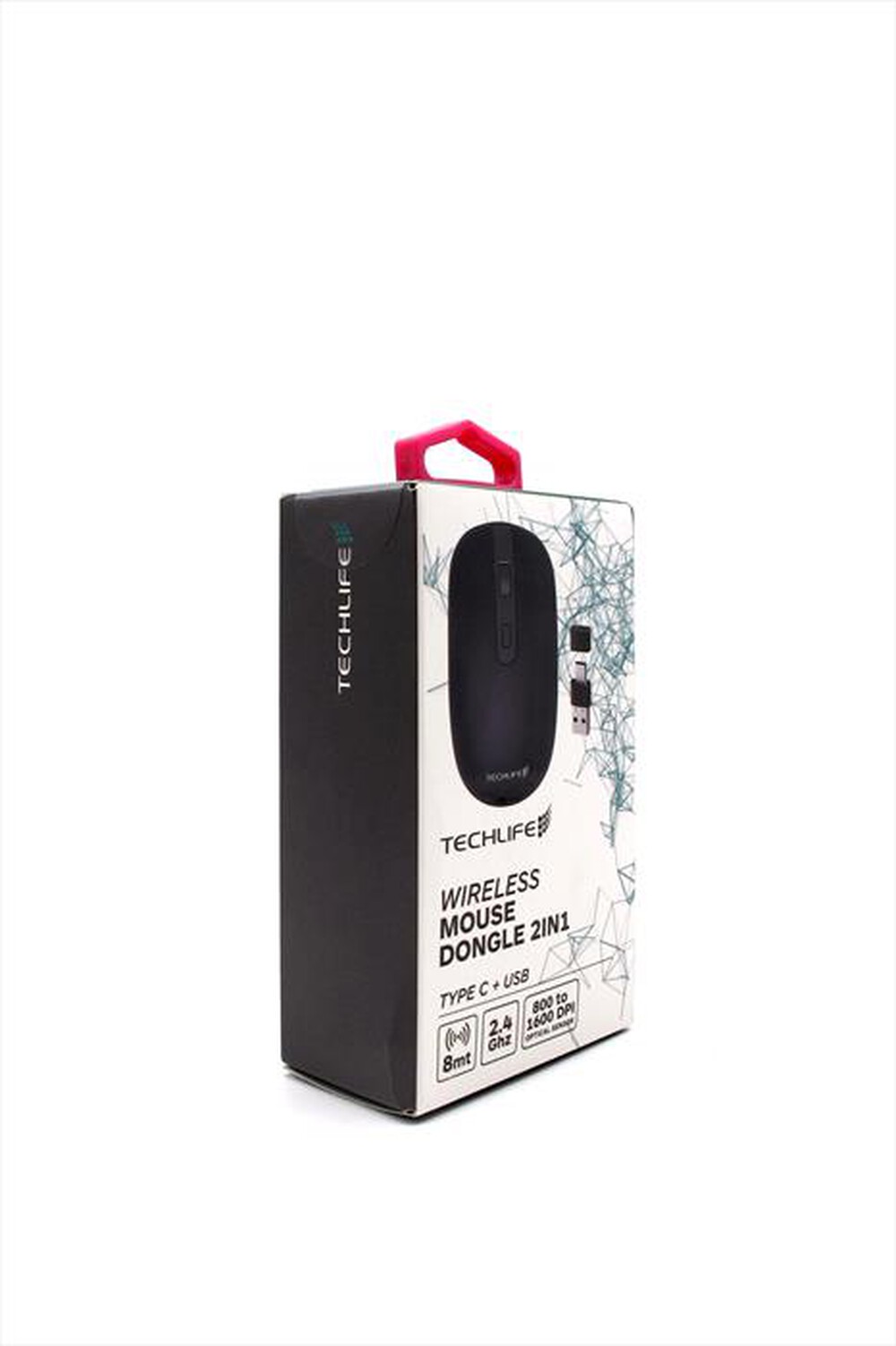 Immagine del prodotto TECHLIFE - TLIT0001B MOUSE WIRELESS 2-Nero