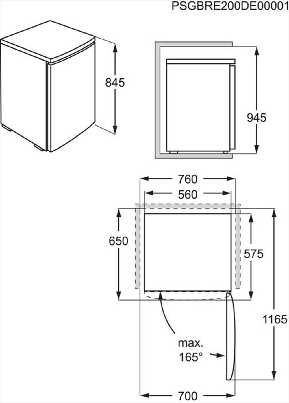 Immagine del prodotto ELECTROLUX - Congelatore verticale LYB1AE8W0 Classe E 85 lt-Bianco