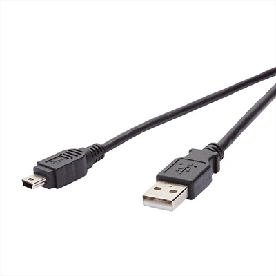 SBS - Cavo USB Tipo A maschio e mini-USB maschio-Nero