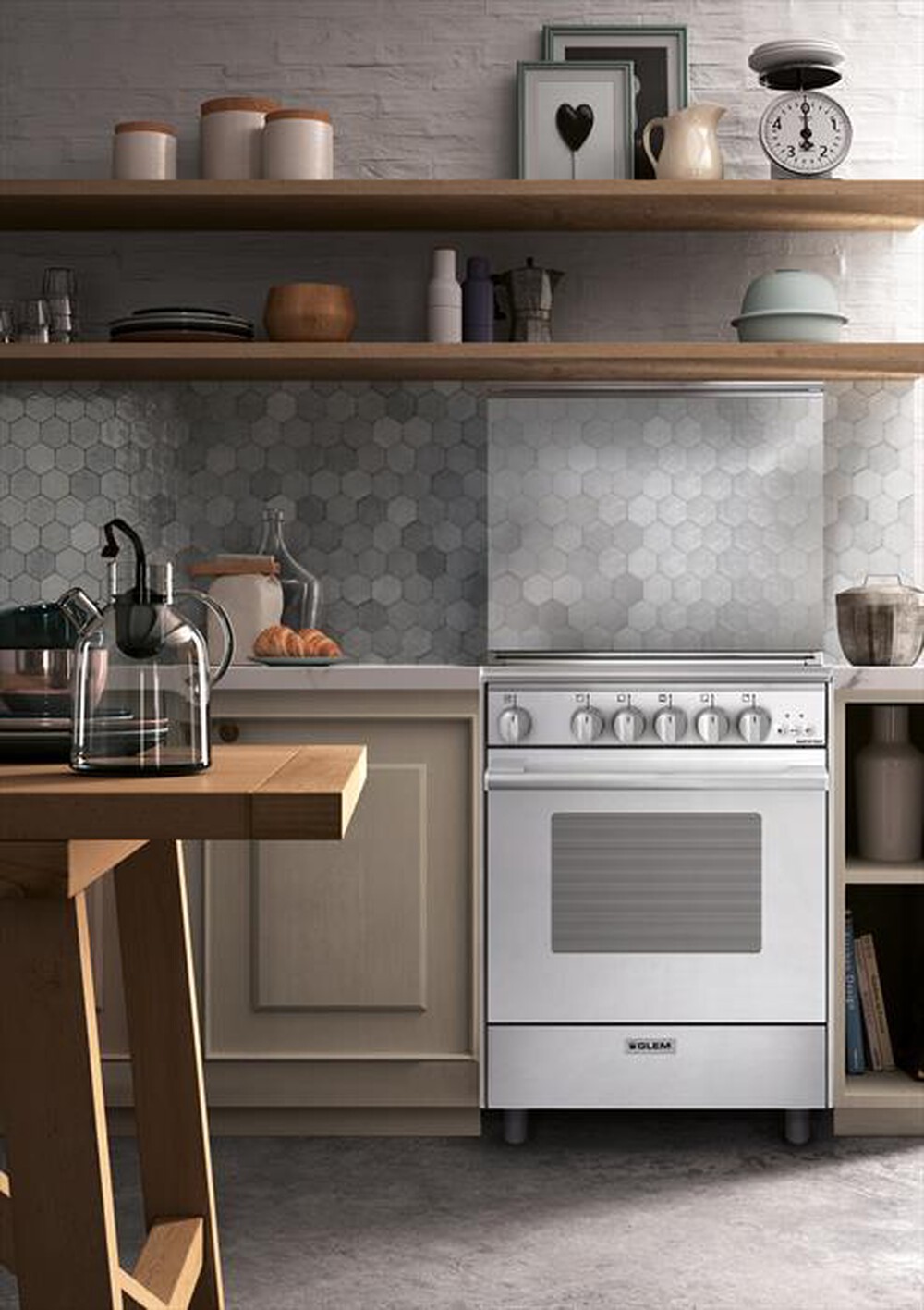 Immagine del prodotto GLEM GAS - Cucina a gas UN965VX Classe A-BIANCO