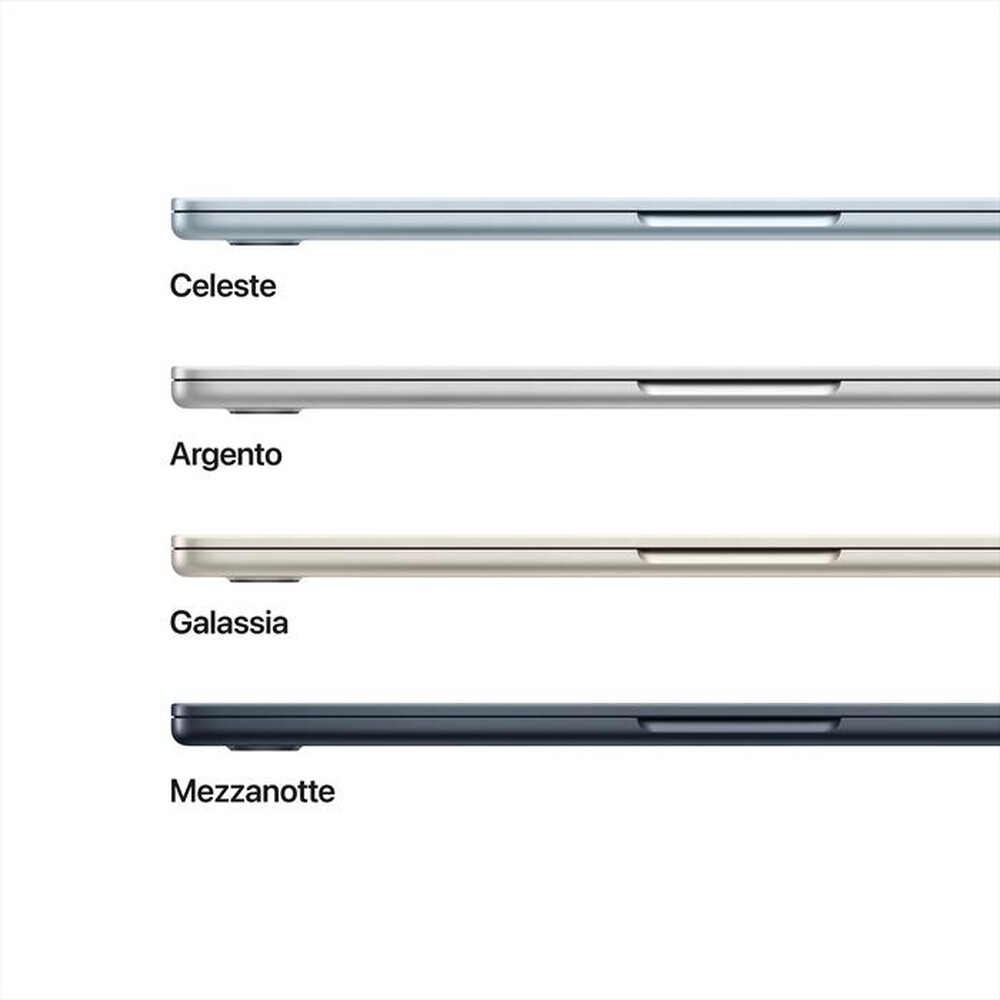 Immagine del prodotto APPLE - MacBook Air 13" M5 Core 10 CPU 10 GPU 24GB 1TB SSD-Mezzanotte