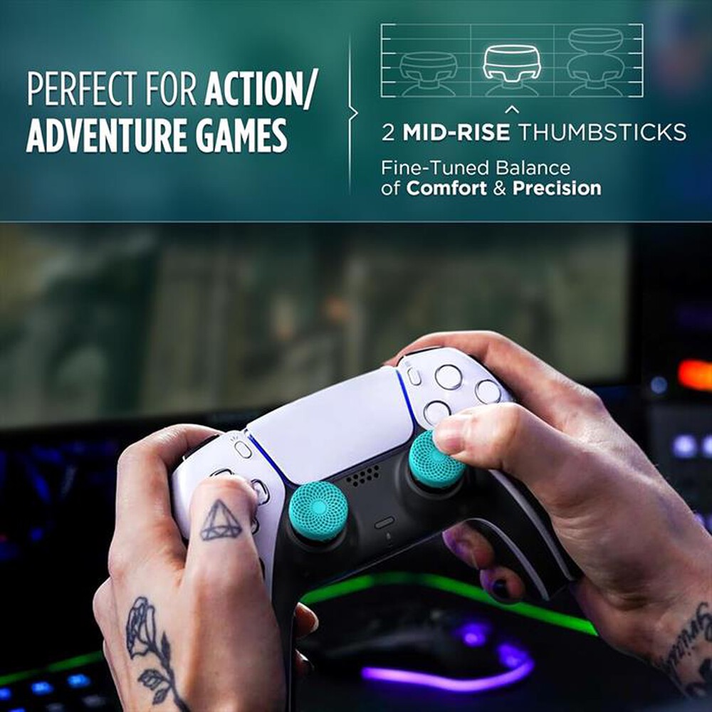Immagine del prodotto STEELSERIES - Copri levette ACTION LOTUS TLBCLR KIT PS5-Multicolor