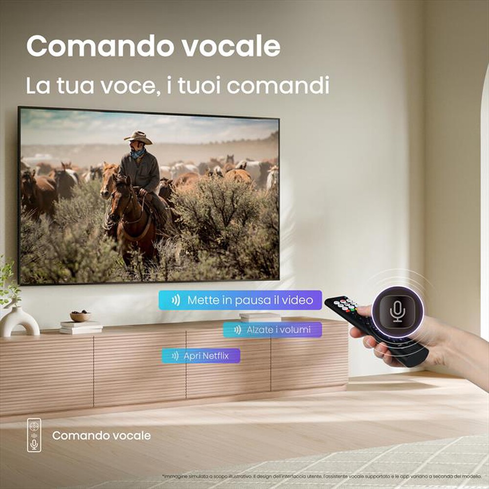 Immagine del prodotto HISENSE - Smart TV 50" 4K Ultra HD 50A69Q-NERO