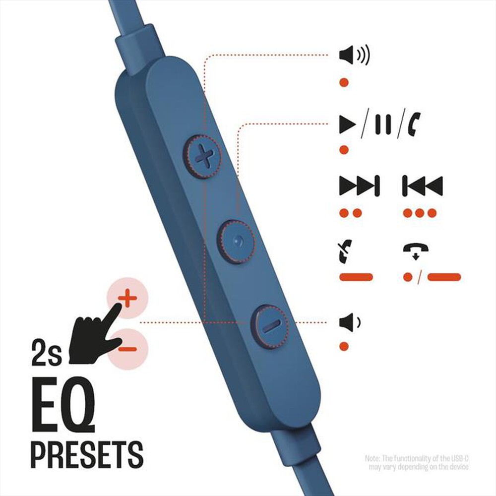 Immagine del prodotto JBL - Auricolari TUNE 305C-Blu