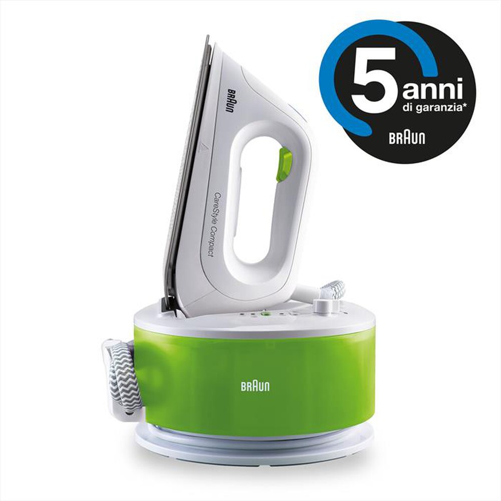 BRAUN - Ferro da stiro a vapore IS2055GR-Bianco/Verde