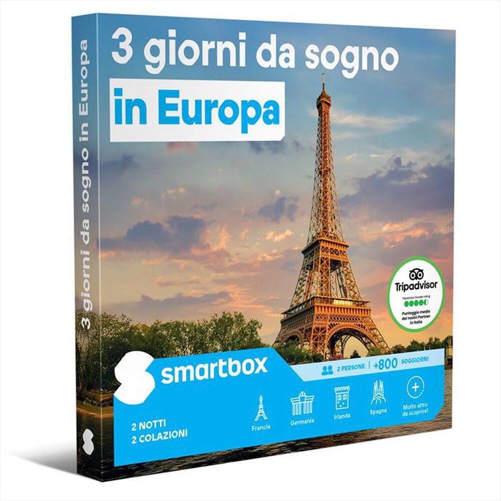 Immagine del prodotto SMARTBOX - 3 GIORNI DA SOGNO IN EUROPA-eBox digitale