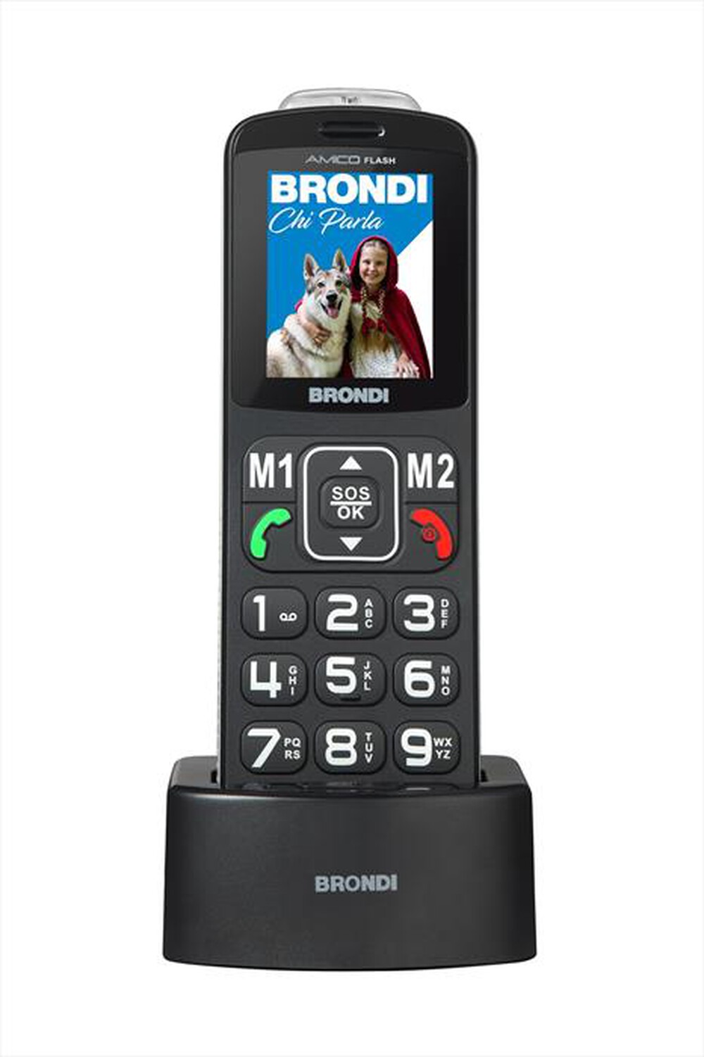 Immagine del prodotto BRONDI - Cellulare AMICO FLASH-BLACK