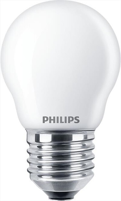 PHILIPS - LED OLIVA E SFERA 4,3 W 40 W E27 LUCE BIANCA CALDA