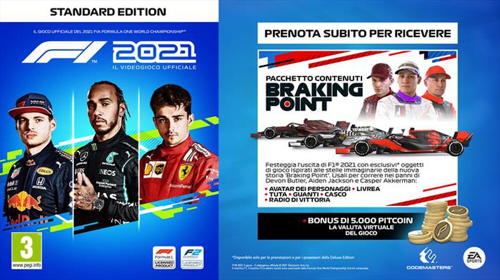 Immagine del prodotto ELECTRONIC ARTS - F1 2021 PC