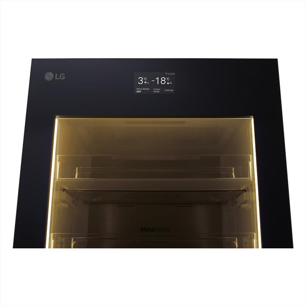 Immagine del prodotto LG - Frigorifero combinato GBG7190CEV Classe C 349L-Black