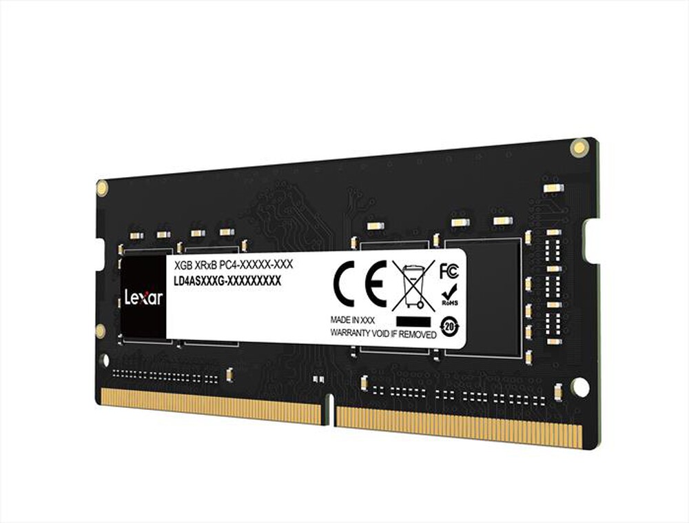 Immagine del prodotto LEXAR - Memoria per desktop 32GB DDR4 260 PIN-Black