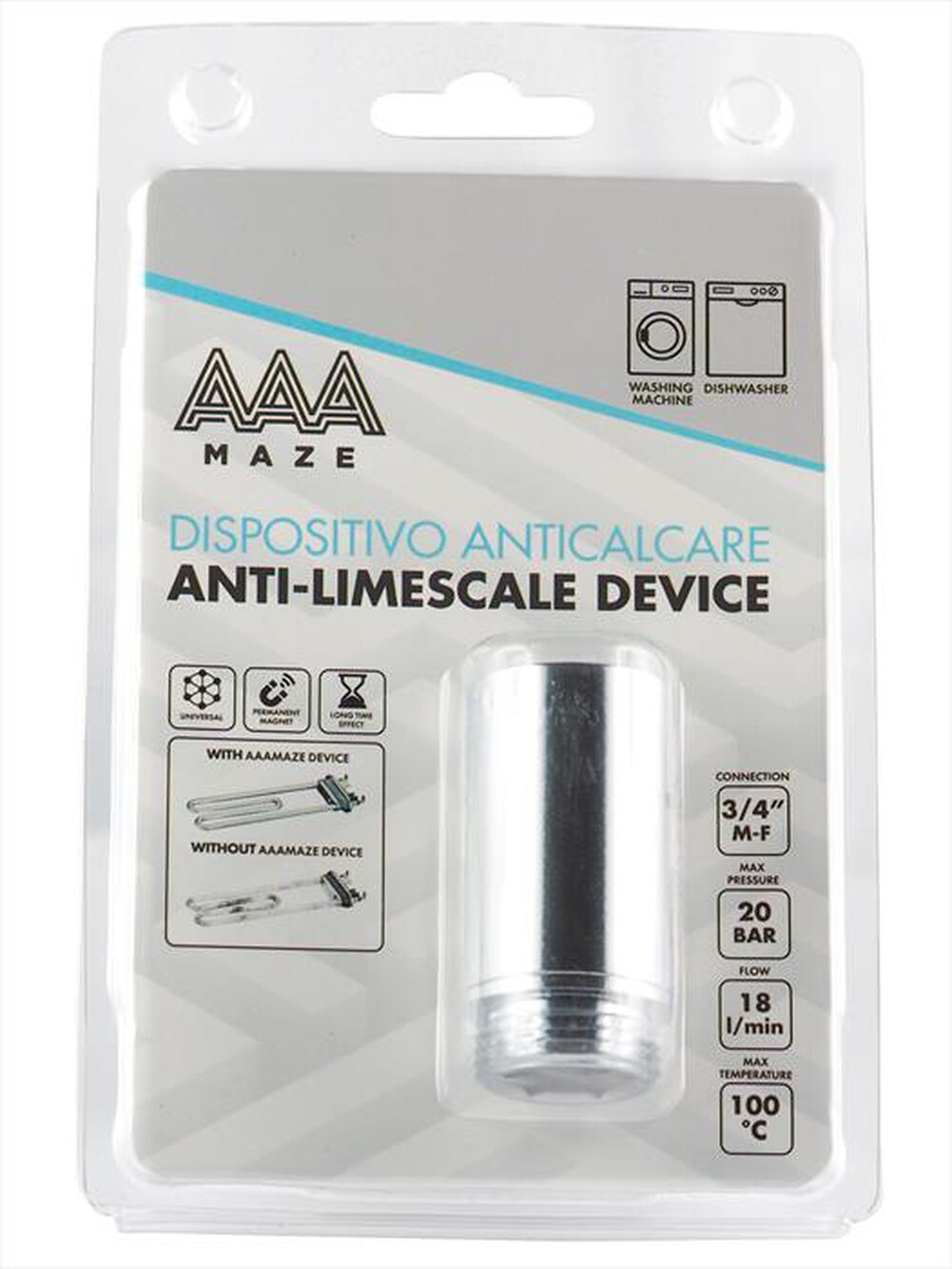 Immagine del prodotto AAAMAZE - AMHA0001 Anticalcare per lavatrici/lavastoviglie