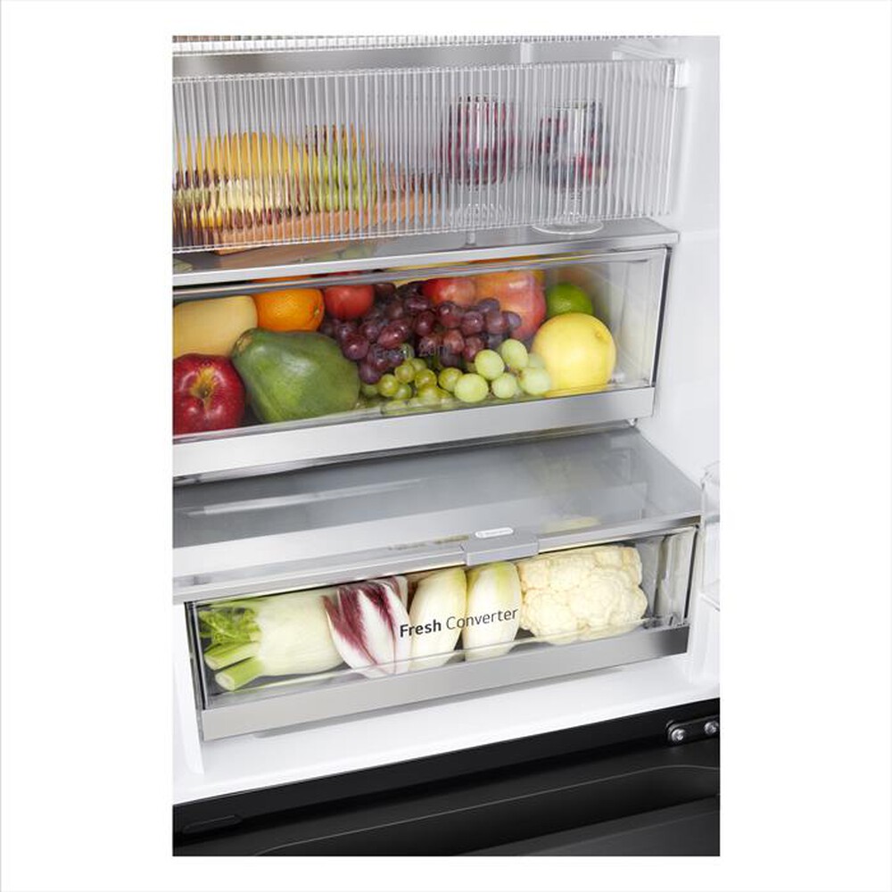 Immagine del prodotto LG - Frigorifero combinato GBG7190CEV Classe C 349L-Black
