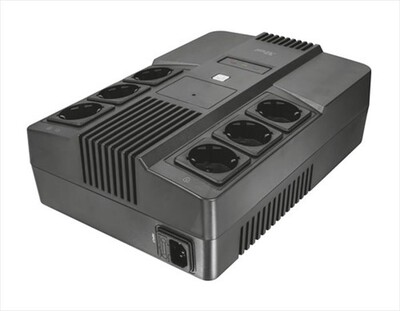 TRUST - MAXXON POWERSTRIP UPS 800VA-Black