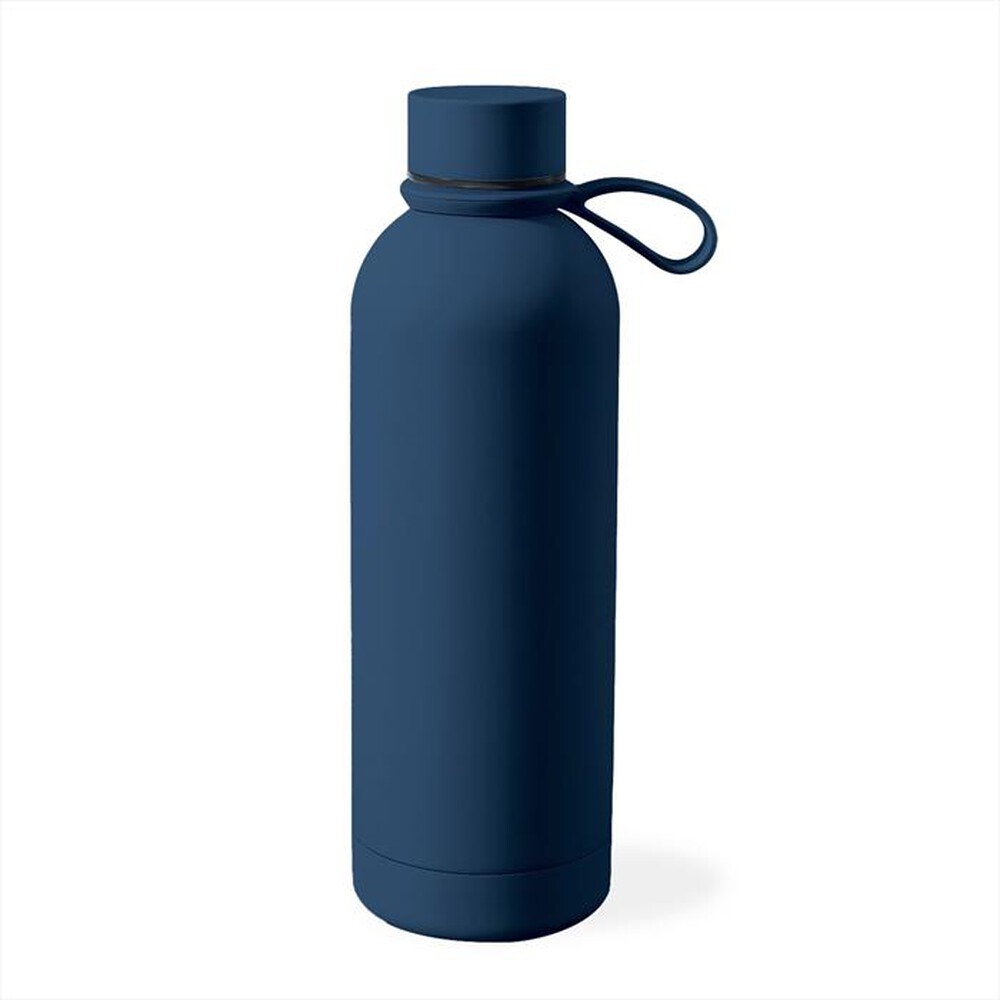 Immagine del prodotto PURO - Bottiglia in acciaio doppio strato 500ml-blu