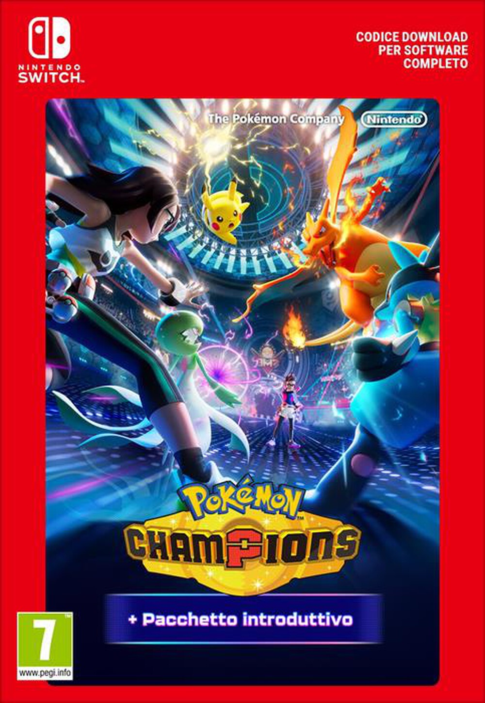 Immagine del prodotto NINTENDO - POK&Eacute;MON CHAMPIONS + PACCH. INTR. &ndash; CODICE DOWNLOAD