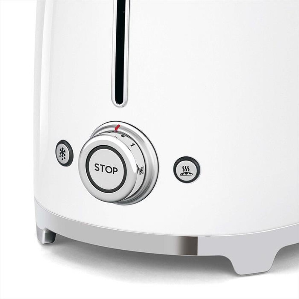 Immagine del prodotto SMEG - Tostapane 50's Style 2x4 fette &ndash; TSF02WHEU-BIANCO