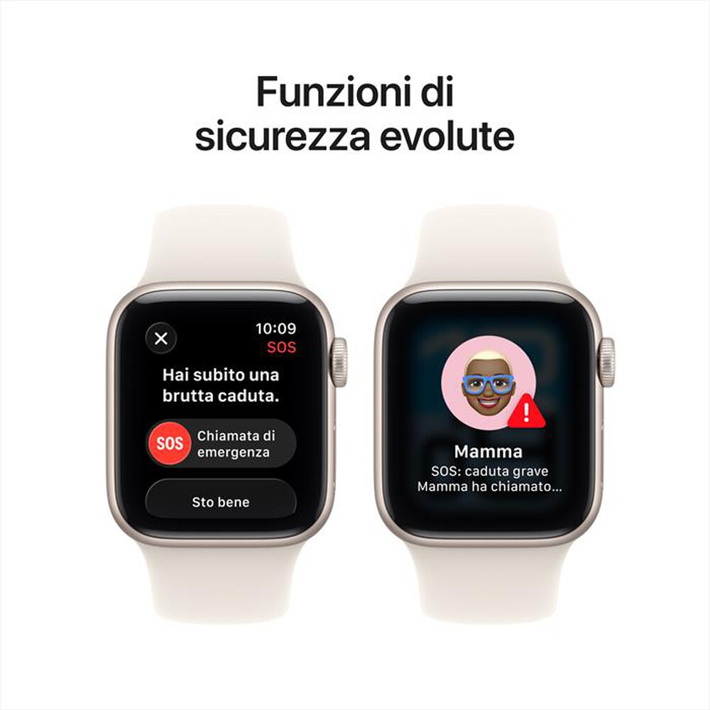Immagine del prodotto APPLE - Watch SE 3 GPS + Cellular 40mm Alluminio-Sport Band Galassia - M/L