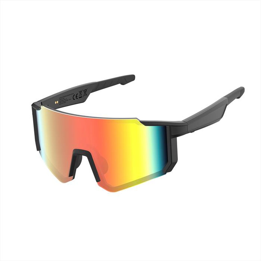Immagine del prodotto NILOX - Smartglasses sportivi GLEN con audio Open Ear-NERO/ARANCIO