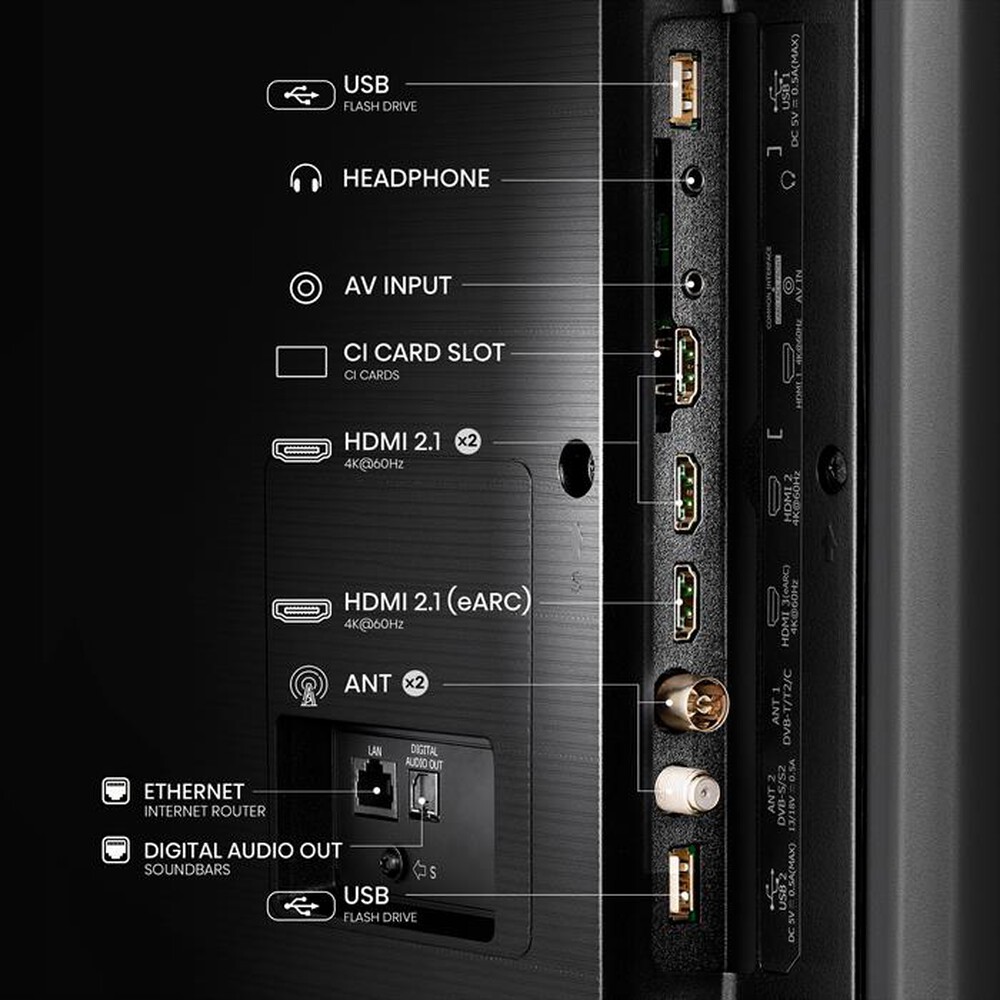 Immagine del prodotto HISENSE - Smart TV Q-LED UHD 4K 43" 43A79NQ-NERO