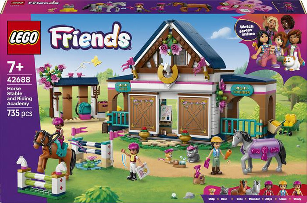Immagine del prodotto LEGO - FRIENDS Scuderia e Accademia di equitazione -42688-Multicolore