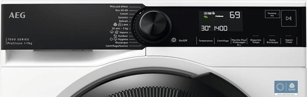 Immagine del prodotto AEG - Lavatrice LR7FH11BGB 11 Kg Classe A-Bianco