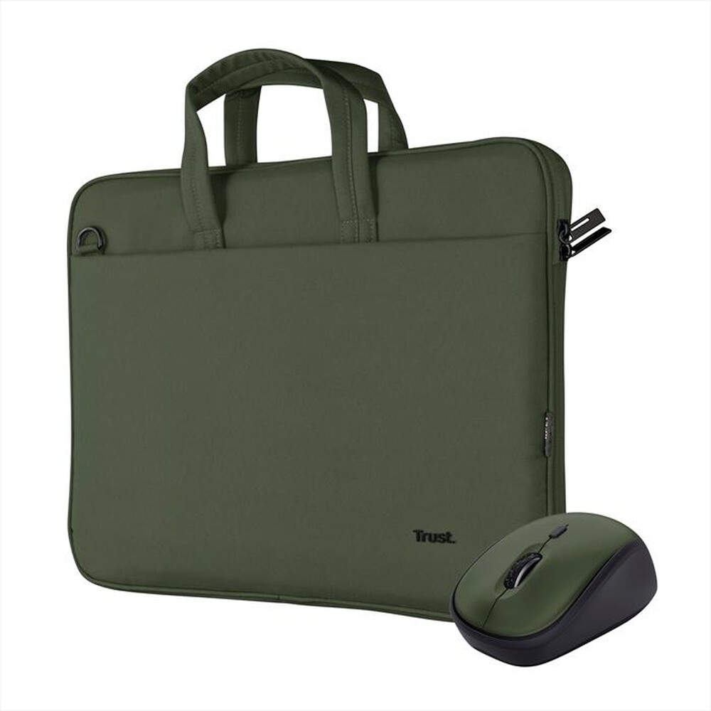 Immagine del prodotto TRUST - Borsa notebook BOLOGNA BAG AND MOUSE SET-Green