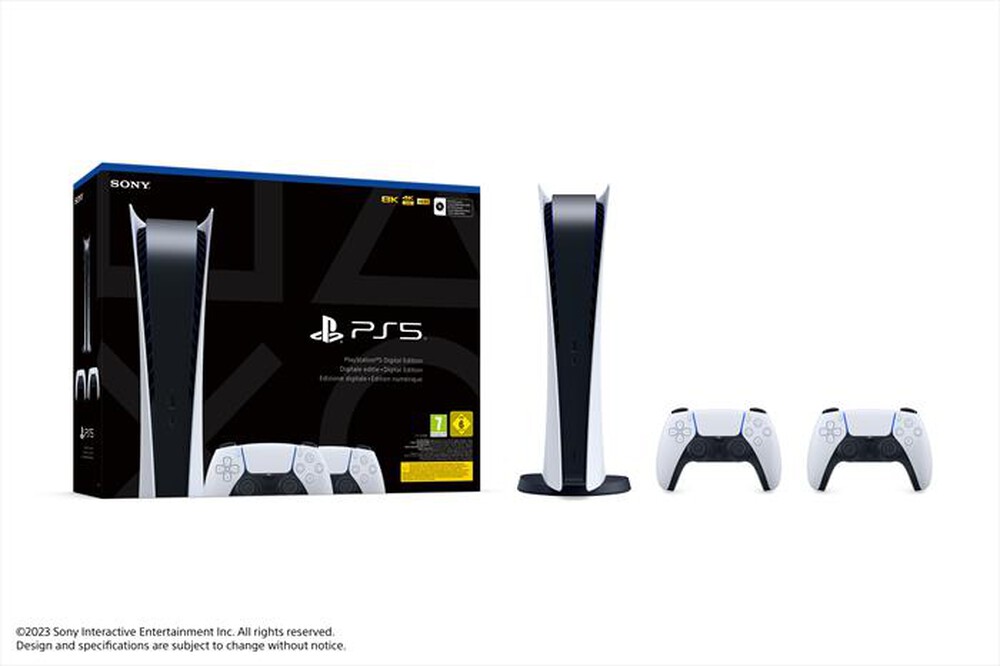 Immagine del prodotto SONY COMPUTER - PS5 DIGITAL C + DUALSENSE WHITE
