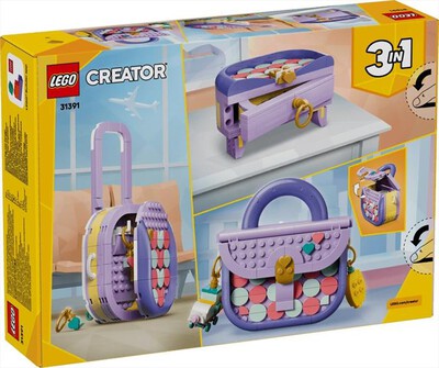 LEGO - CREATOR Borsetta alla Moda Portaoggetti - 31391-Multicolore