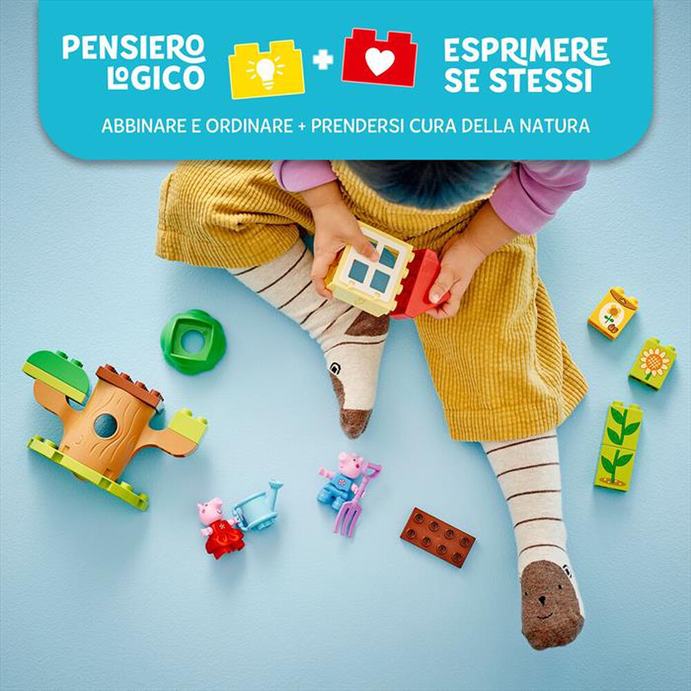 Immagine del prodotto LEGO - DUPLO Giardino e casa sull&rsquo;albero Peppa Pig 10431