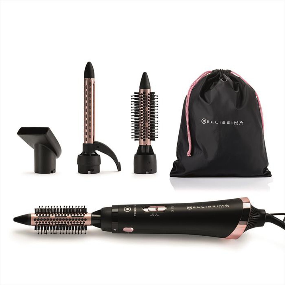 Immagine del prodotto BELLISSIMA IMETEC - MODELLATORE AD ARIA CERAMIC AIR 3 IN 1-Nero, Rosa