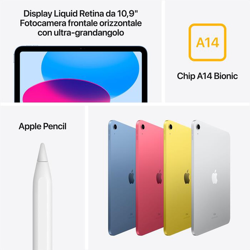 Immagine del prodotto APPLE - iPad 10.9 Wi-Fi 64GB-Blu