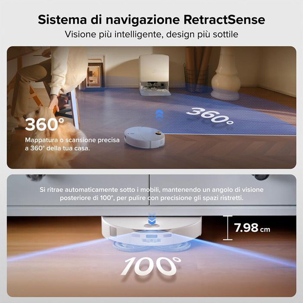 Immagine del prodotto ROBOROCK - Aspirapolvere robot QREVO EDGE 2 PRO W-bianco