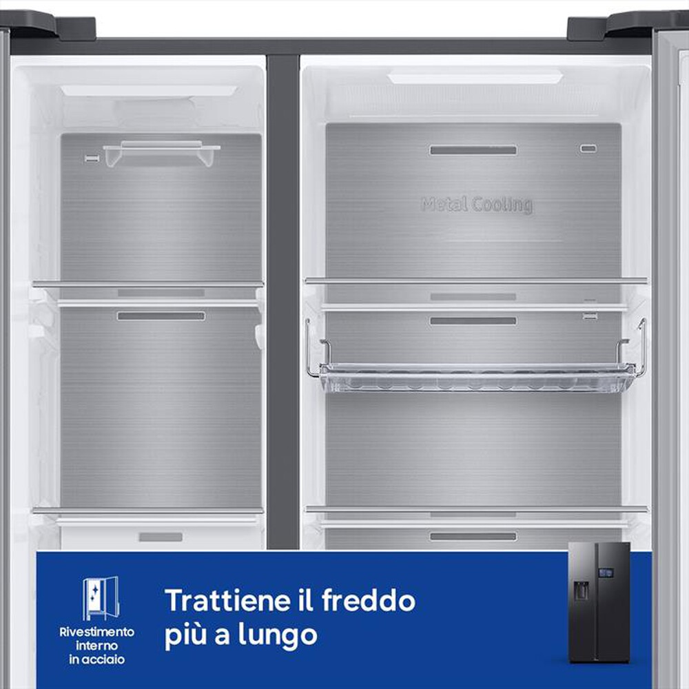 Immagine del prodotto SAMSUNG - Frigorifero side by side RS90F64EDFEF 614L ClasseD-Antracite