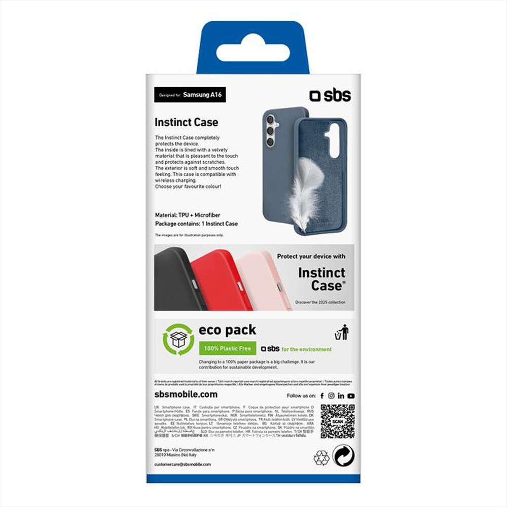 Immagine del prodotto SBS - Cover Instinct Samsung A16 TEINSTSAA16B-Blu
