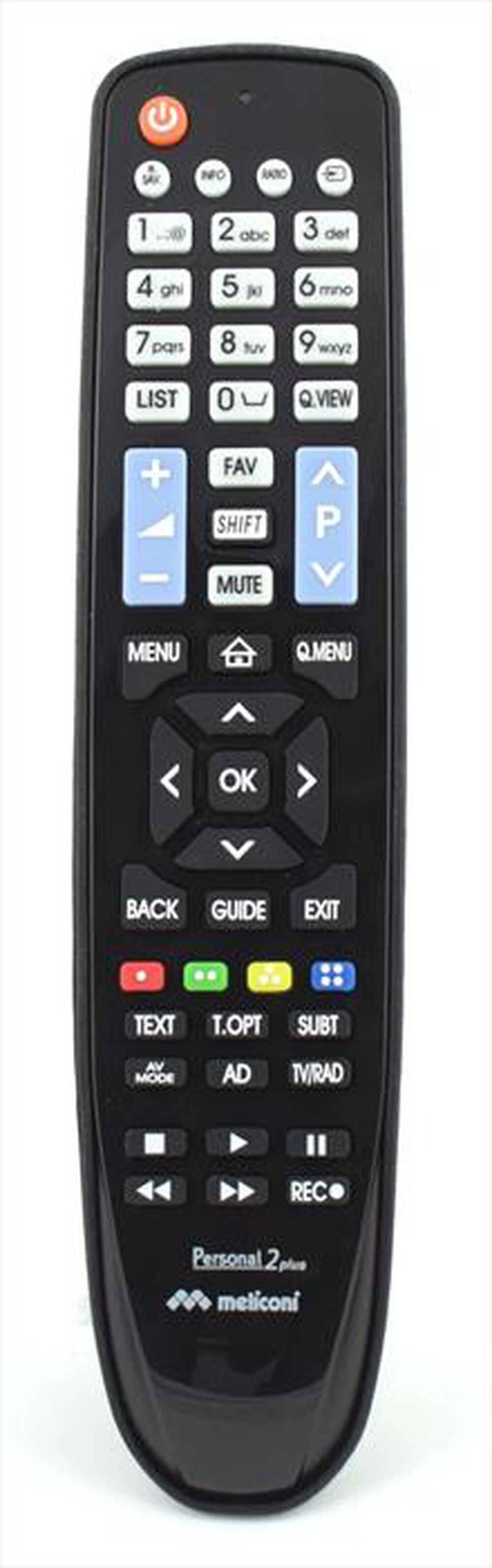 Immagine del prodotto MELICONI - Telecomando di ricambio per TV Gumbody Personal 2-Nero
