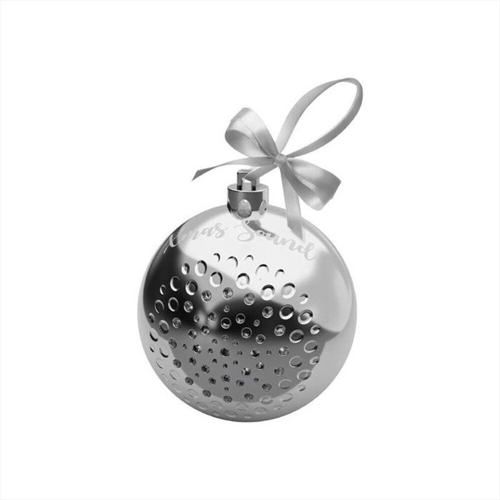 Immagine del prodotto SBS - Speaker wireless a forma di pallina natalizia-Argento