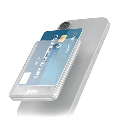 SBS - Card holder magsafe-Trasparente