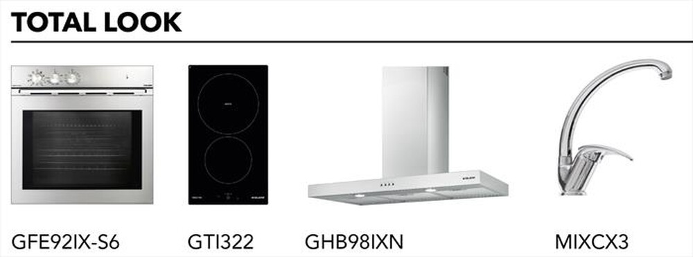 Immagine del prodotto GLEM GAS - Lavello lneare LS1G86C 1 vasche-CROMA